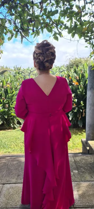 Vestido elegante rosa