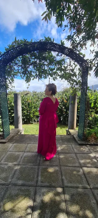 Vestido elegante rosa