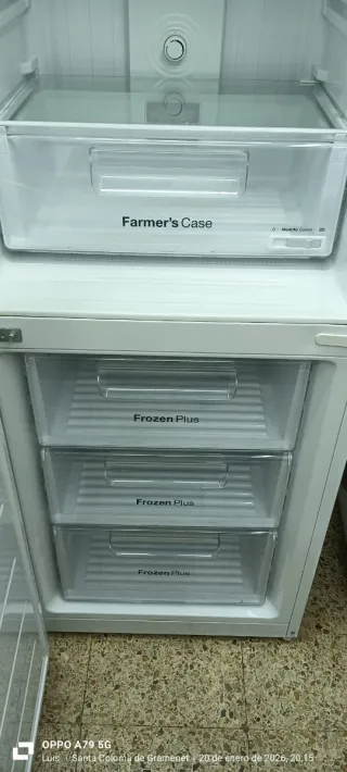 NEVERA COMBI DAEWOO NO FROST ENERGÍA A+