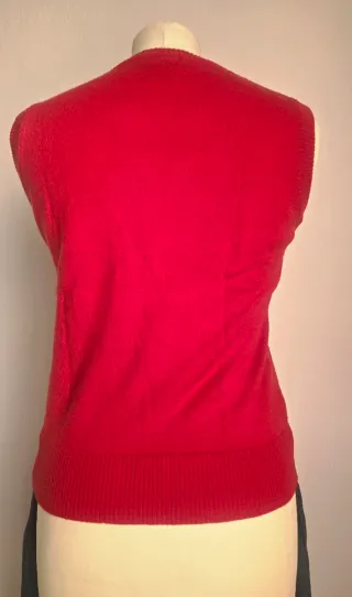 Gilet Dolce & Gabbana lana rosso taglia S