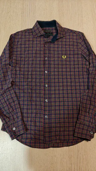 Camisa a cuadros Fred Perry - Talla M Slim Fit