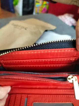 Portafoglio donna Parfois arancione e nero