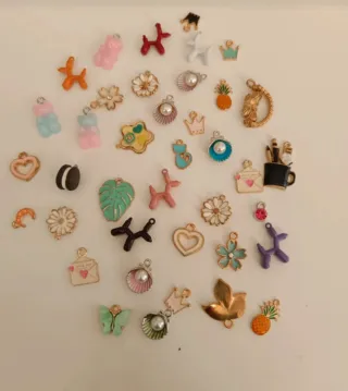Lote de charms para manualidades