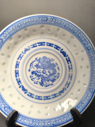 2 Pires Bago de Arroz Dragão Porcelana China