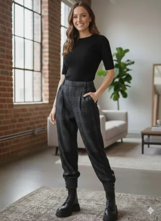 Pantalón Stradivarius Brillo,100% Viscosa Talla 40