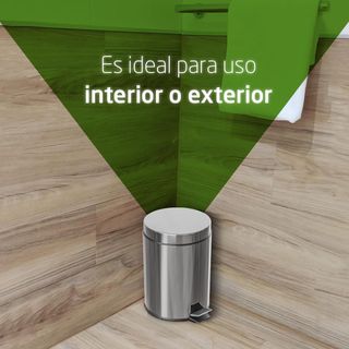 Cubo Basura Acero Inoxidable Amig Pedal 27x42cm