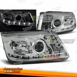 FAROS LUZ DÍA CROMADOS aptos para VW BORA 09.98-0