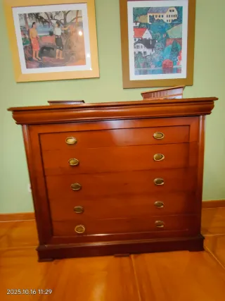 Dormitorio completo madera sin colchón