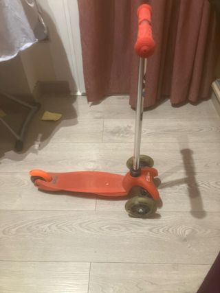 Patinete 3 ruedas con luces