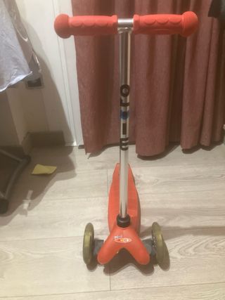 Patinete 3 ruedas con luces