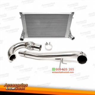 INTERCOOLER + DOWNPIPE PARA AUDI SEAT VW SKODA