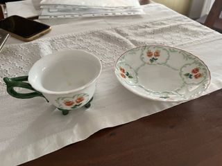 Tazzina da collezione con rose Limoges