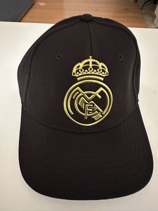Gorra Real Madrid Negra y Blanca