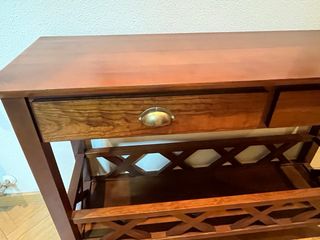 Mueble recibidor de madera 110 x 76 x 36