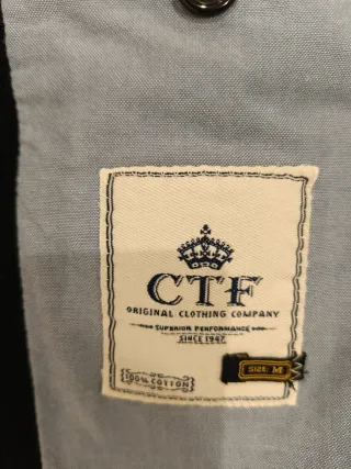 Americana de pana fina color negro