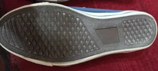 Zapatillas altas hombre azul celeste