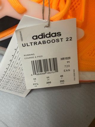 Zapatillas Adidas Ultraboost 22 Naranja Talla 46