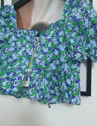 Crop top Zara floral