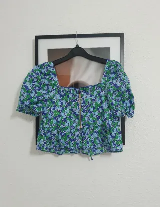 Crop top Zara floral