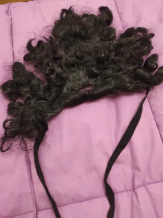 Barba negra para disfraz