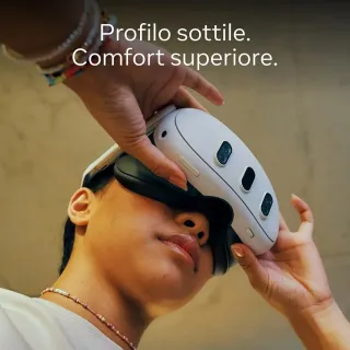 META QUEST 3 + BOBOVR M3 + BATTERIA EXTRA + STRAP