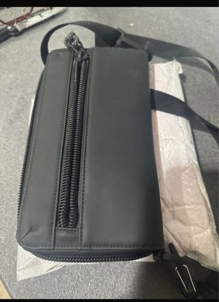 Bolso Billetera Zara Caballero Negro