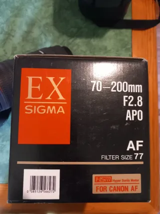 Sigma 70-200mm EX APO F2.8 Canon