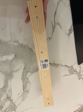 Perchero de madera para pared