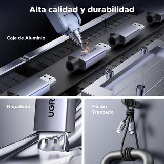 UGREEN Cable DisplayPort 2.1 16K 60Hz 8K 120Hz 4K