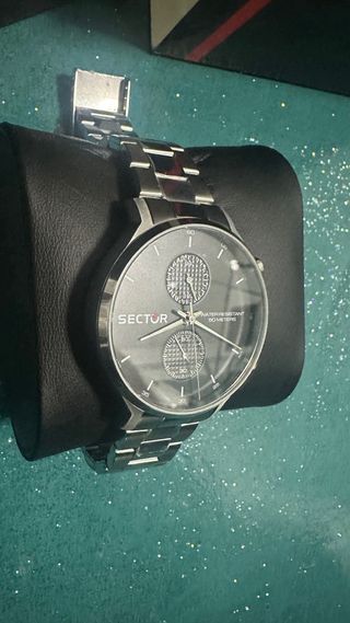 Orologio Sector Cronografo Nero Argento