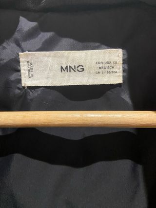 Chaqueta Mango Negra Talla S/XS