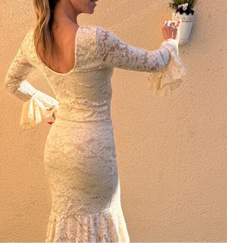 Conjunto Flamenco Encaje Body y Falda