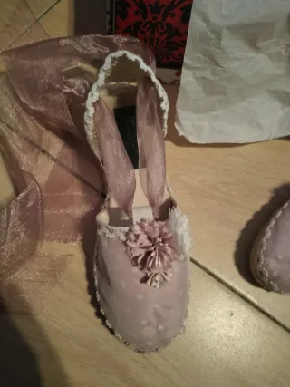 Borse di comunione beige e rosa