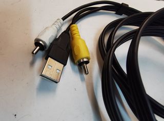 Cavo audio video USB RCA maschio - USB micro B