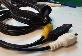 Cavo audio video USB RCA maschio - USB micro B