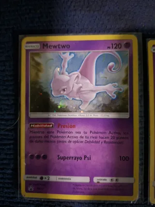 Carta Pokémon Mega Charizard EX, lugia y mewtwo
