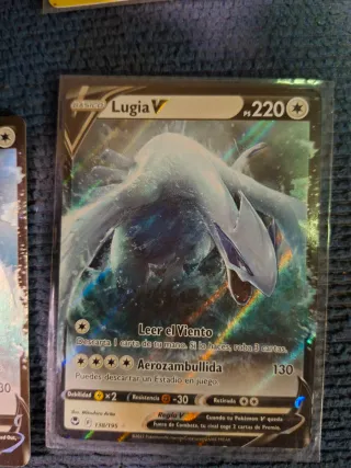 Carta Pokémon Mega Charizard EX, lugia y mewtwo