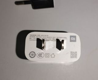 Cargador Xiaomi Original Enchufe Europeo y USA