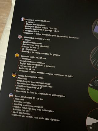 Careta soldador Bolle Volt. Nuevo