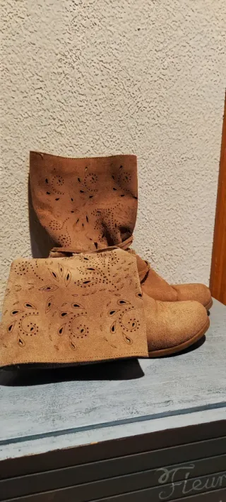 Botines Coolway Piel Marrón Talla 39