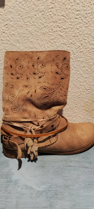 Botines Coolway Piel Marrón Talla 39