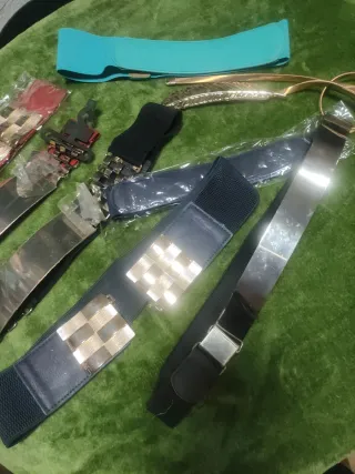 Lote 8 Cinturones Mujer