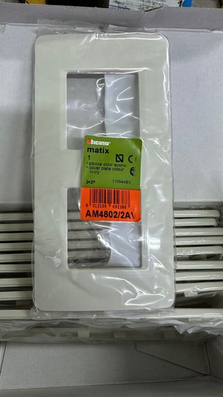 Tapa Bticino 2 elementos