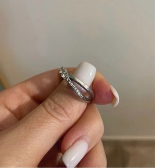 Anello Trilogy Oro 18k Diamanti