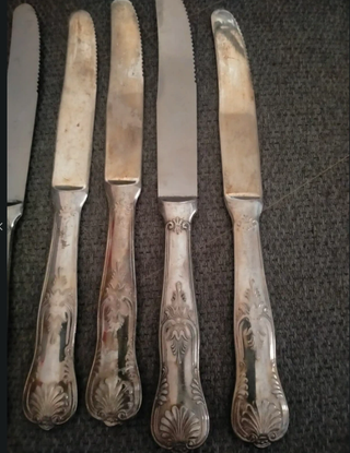 Posate d'argento antiche