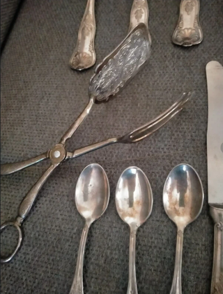 Posate d'argento antiche