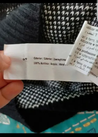 Camisola Morcego Cinza e Branco Tamanho S