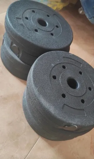 Discos pesas 24 kg 8x3 kg - 25 mm