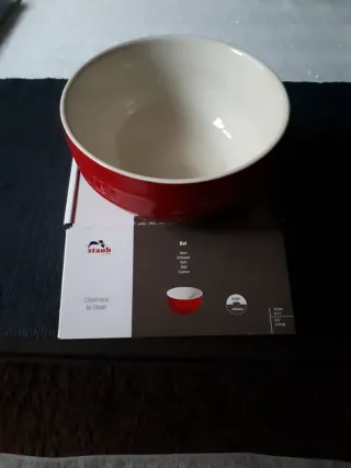 Bol Staub Cerámica Rojo