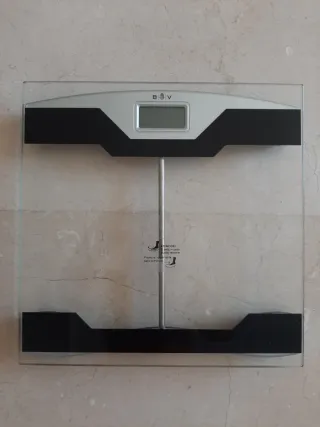 Báscula digital de cristal